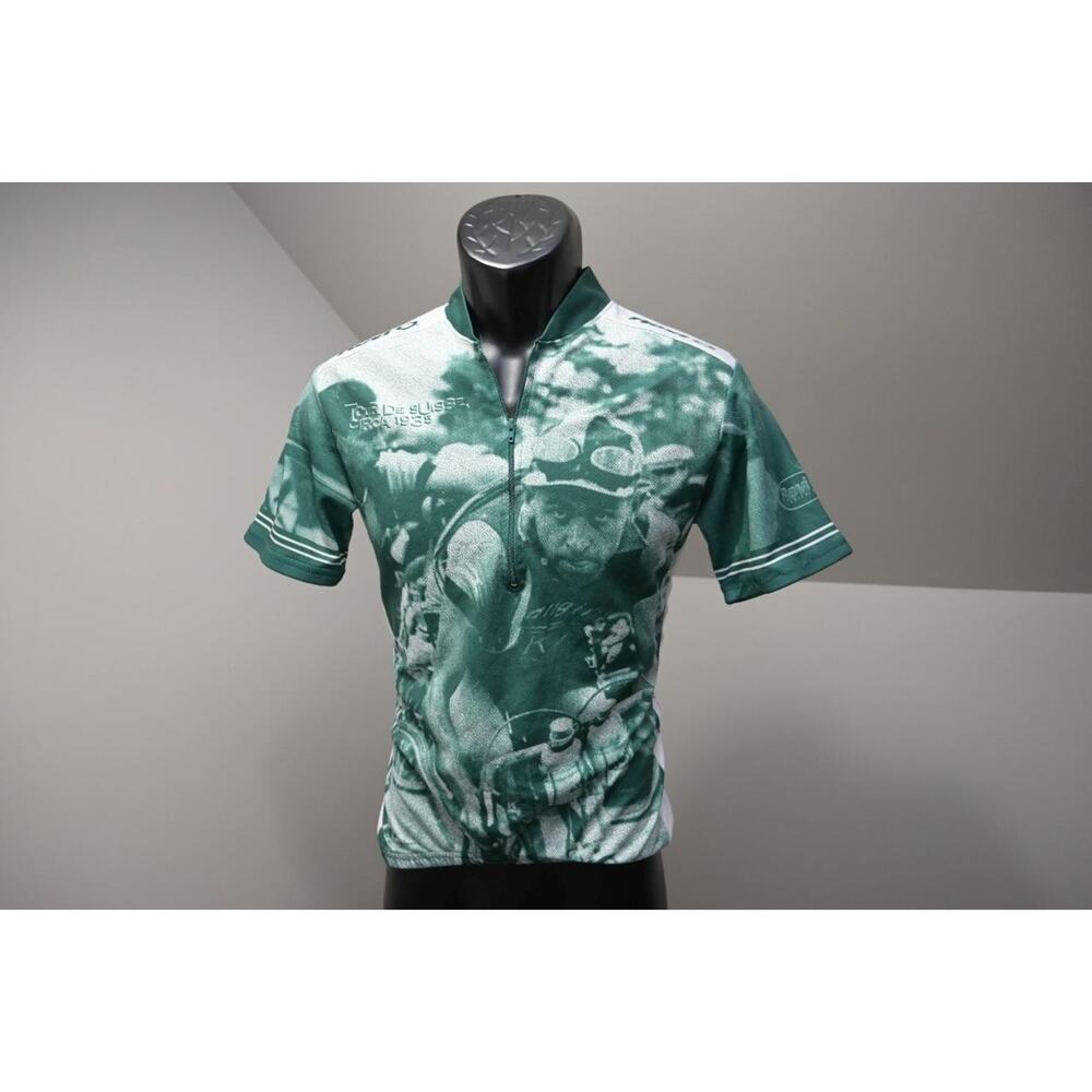 Revi Cycling Jersey Tour De Suisse 1935 MADE IN USA Athletic Mens Size Medium
